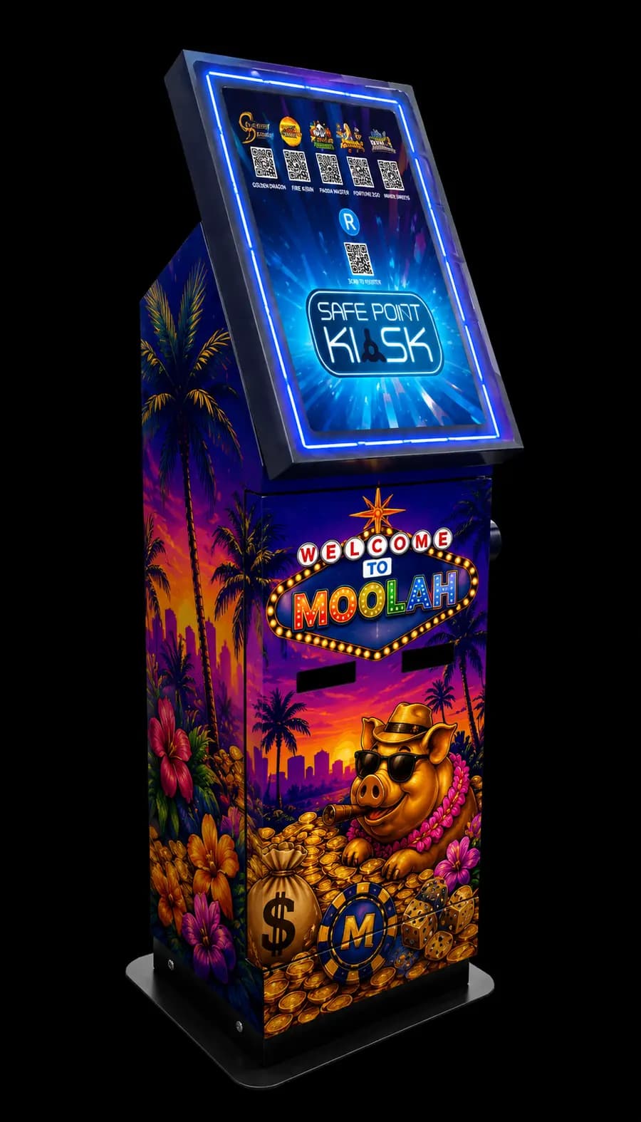 SafePoint Kiosk hardware compatible with Moolah software